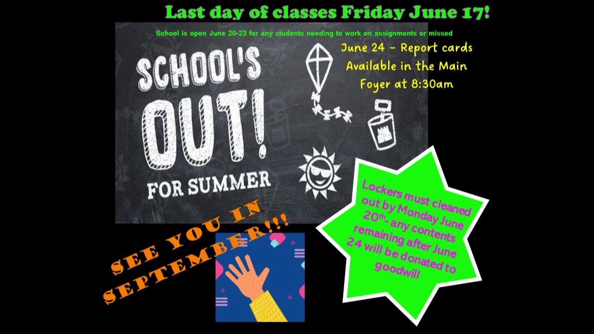 End of school